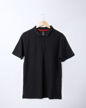 Polo T-shirt for Men and Women - Black, XL