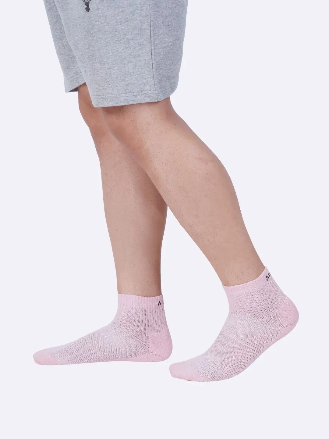 ankle socks pink socks women men cotton ankle socks cushion socks soft