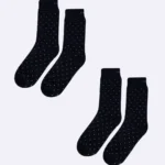 Premium-quality cotton crew dress socks, tailored for men and women, suitable for both professional and everyday use