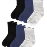 Classic Crew Socks – Soft Cotton Comfort, Durable and Stylish for Work & Play