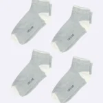 Soft ribbed low ankle socks designed for women, offering a stylish look with ultimate comfort for everyday wear.