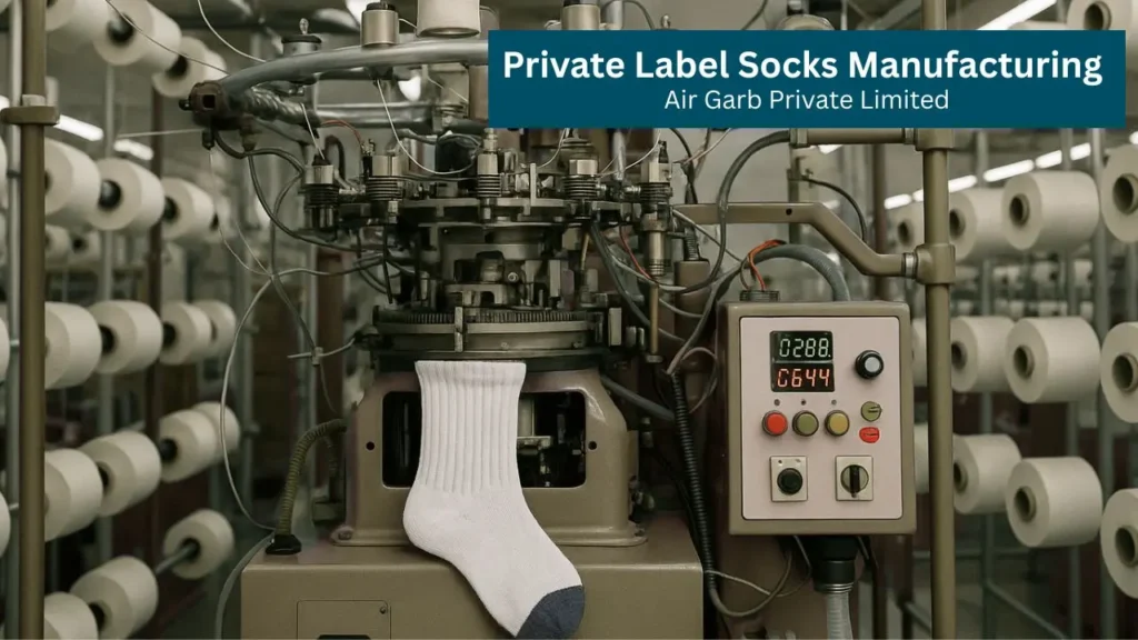 Custom Branded Socks Manufacturer – Private Label Solutions for Your Business 1 Private Label Socks Manufacturing Air Garb Private Limited